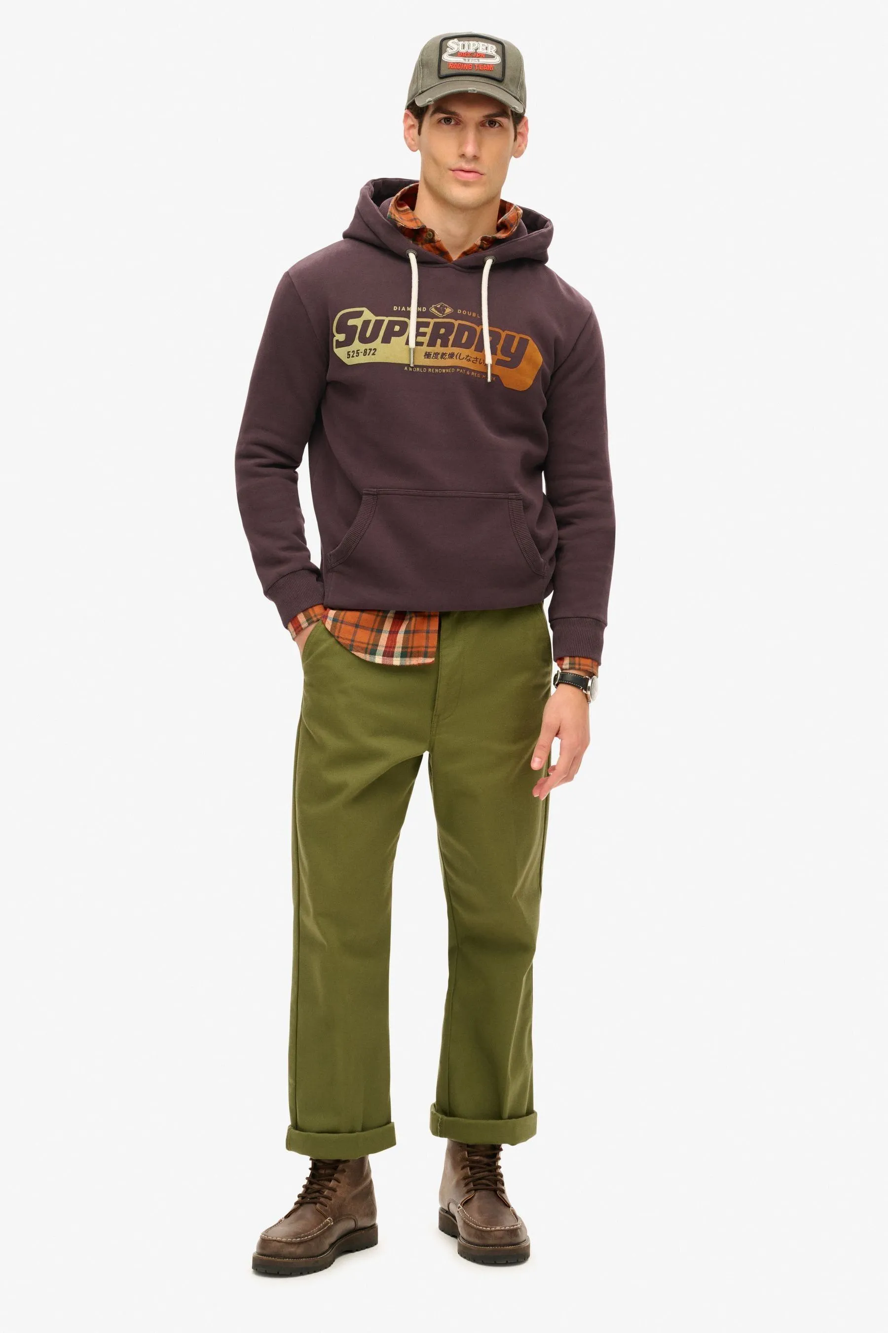 Superdry Flocked Fade Graphic Hoodie    