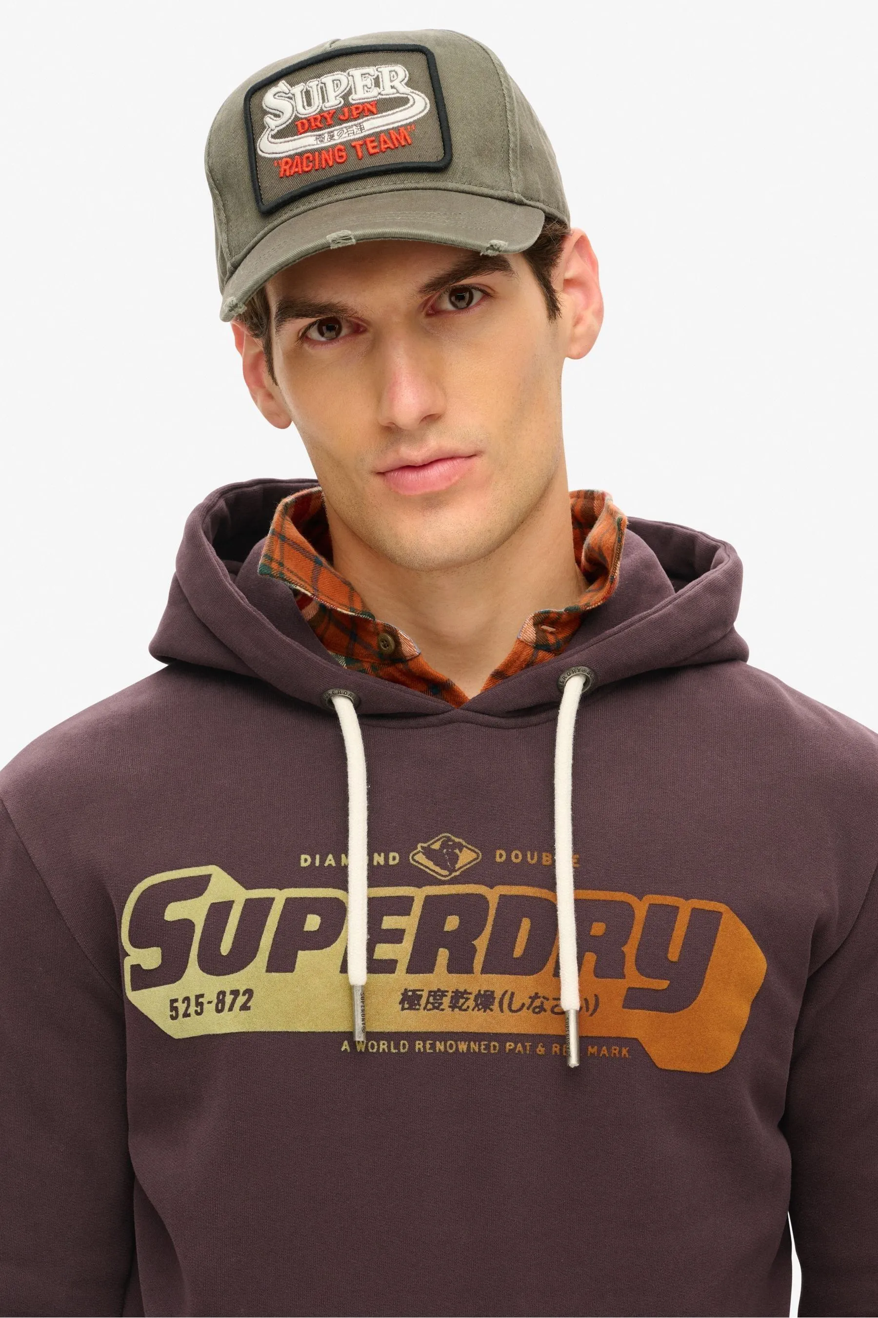 Superdry Flocked Fade Graphic Hoodie    