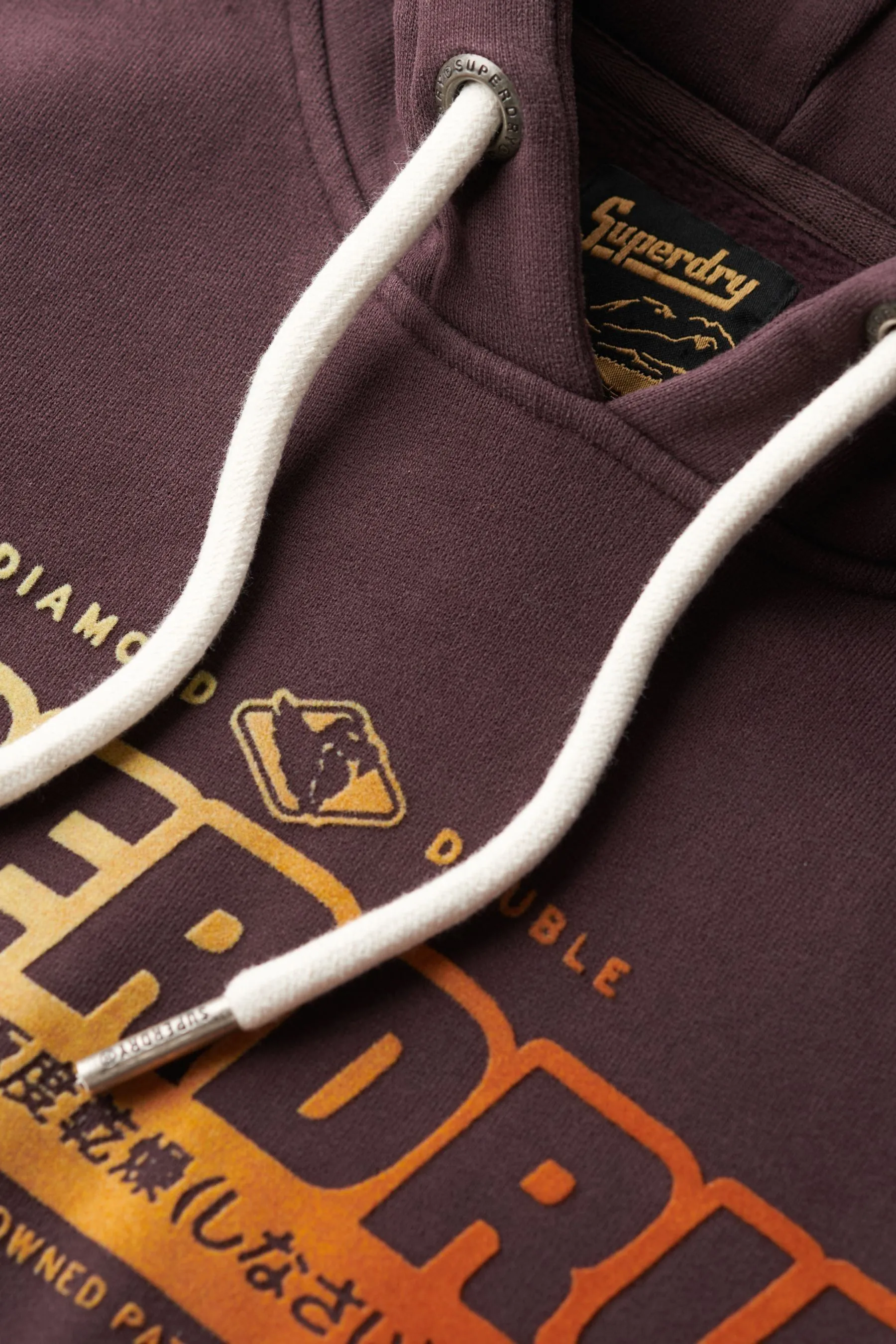 Superdry Flocked Fade Graphic Hoodie    