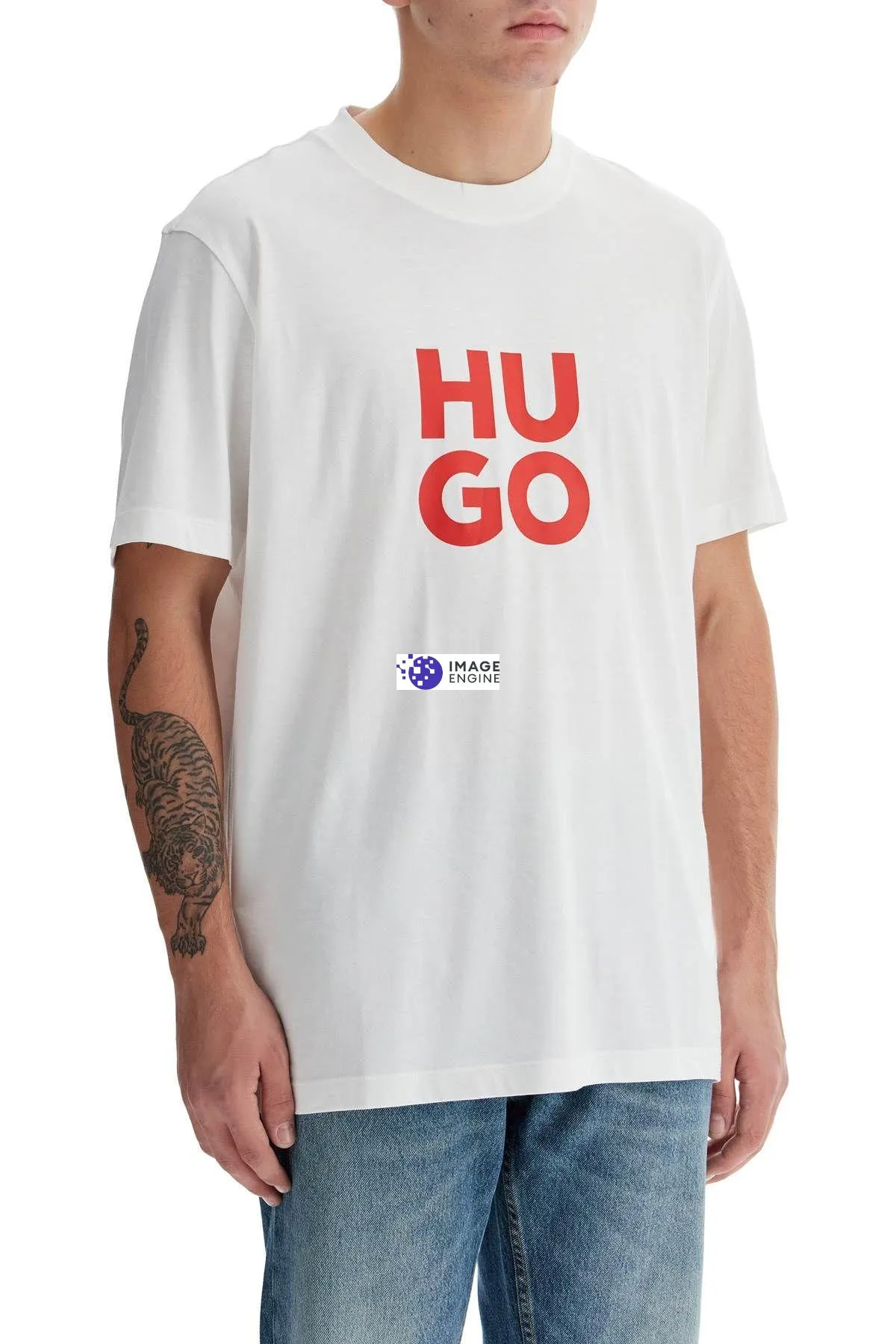 T-shirt con stampa logo