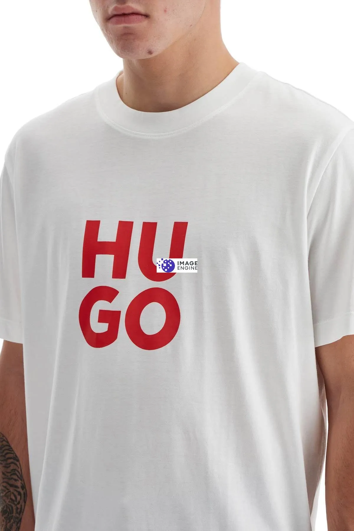 T-shirt con stampa logo