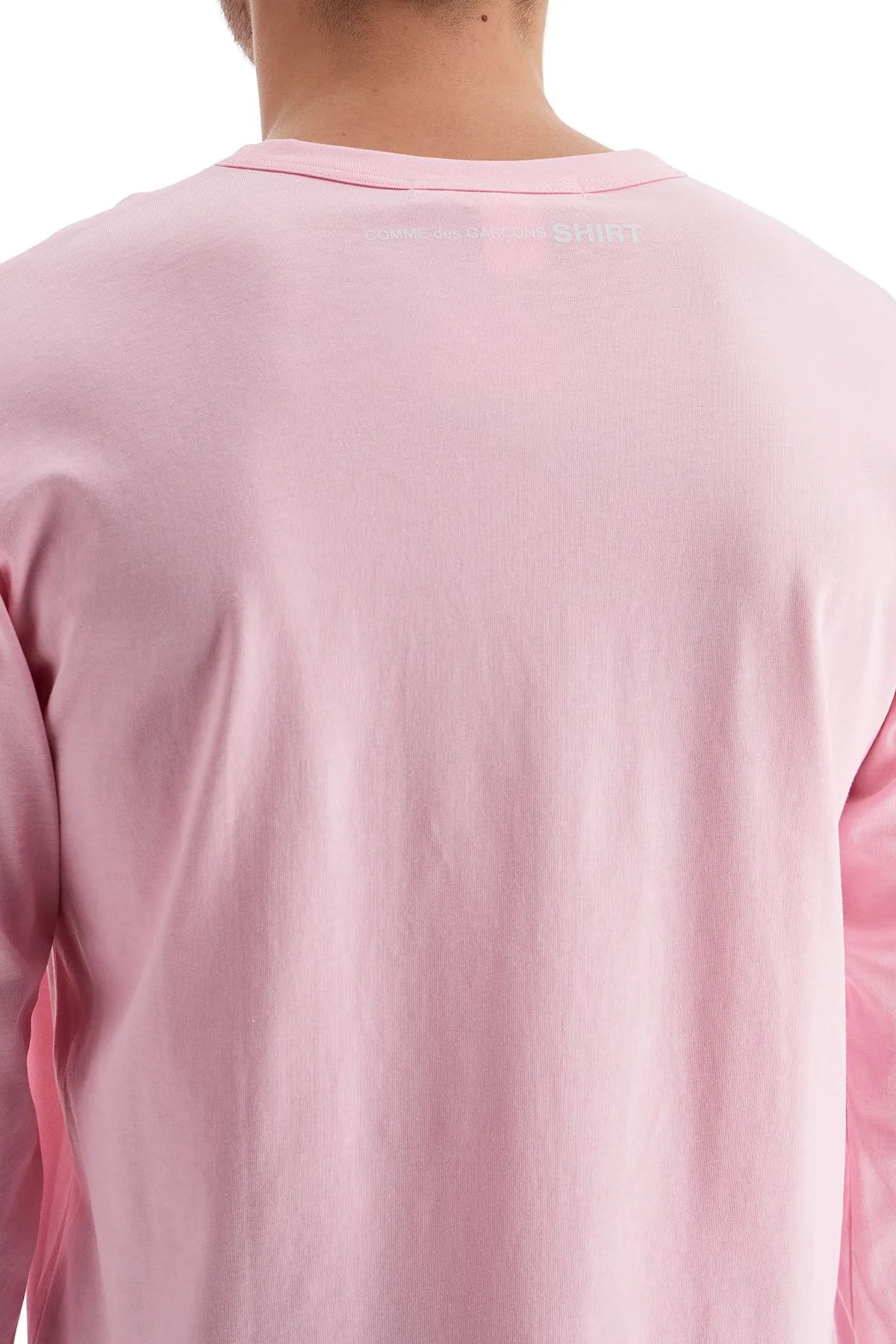 T-shirt manica lunga in cotone