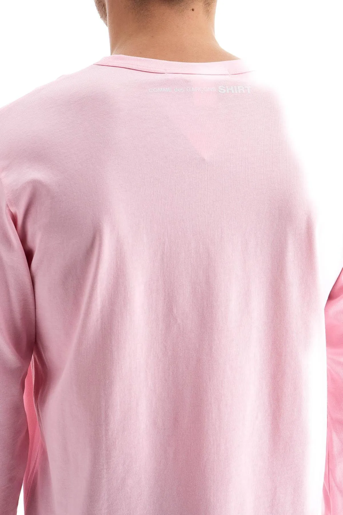 T-shirt manica lunga in cotone