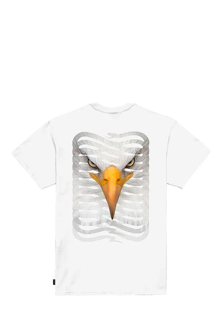 T-SHIRT RIBS EAGLE PRTS870 59681_8036 WHITE-WHITE MAN