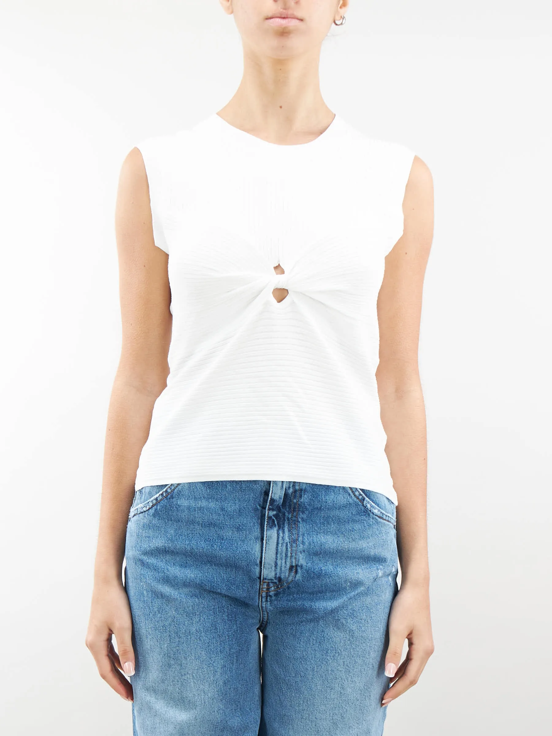 TOP BIANCO A COSTINE