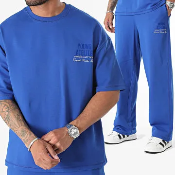 Tuta da ginnastica blu reale