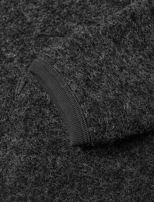 Universal Works Fleece Cardigan Charcoal