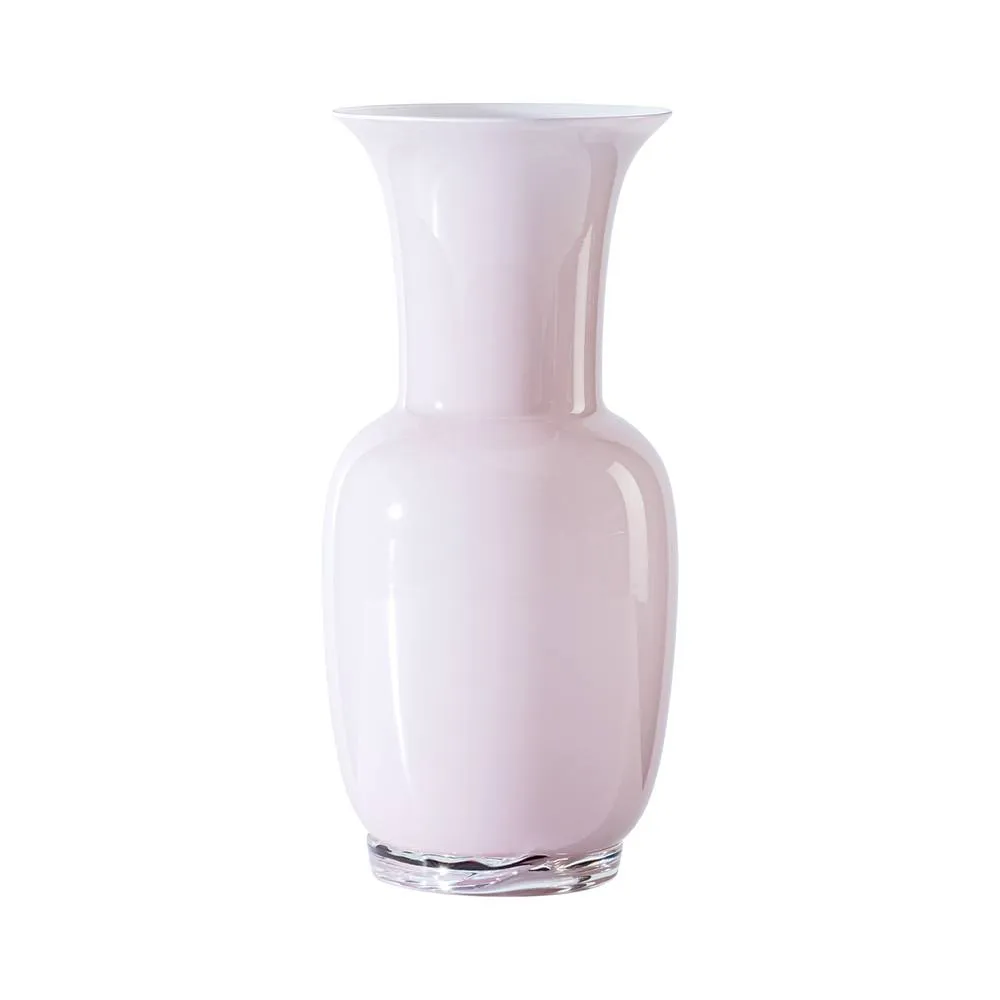 Vaso Venini Opalino Rosa Cipria Medio 36 cm 706.22