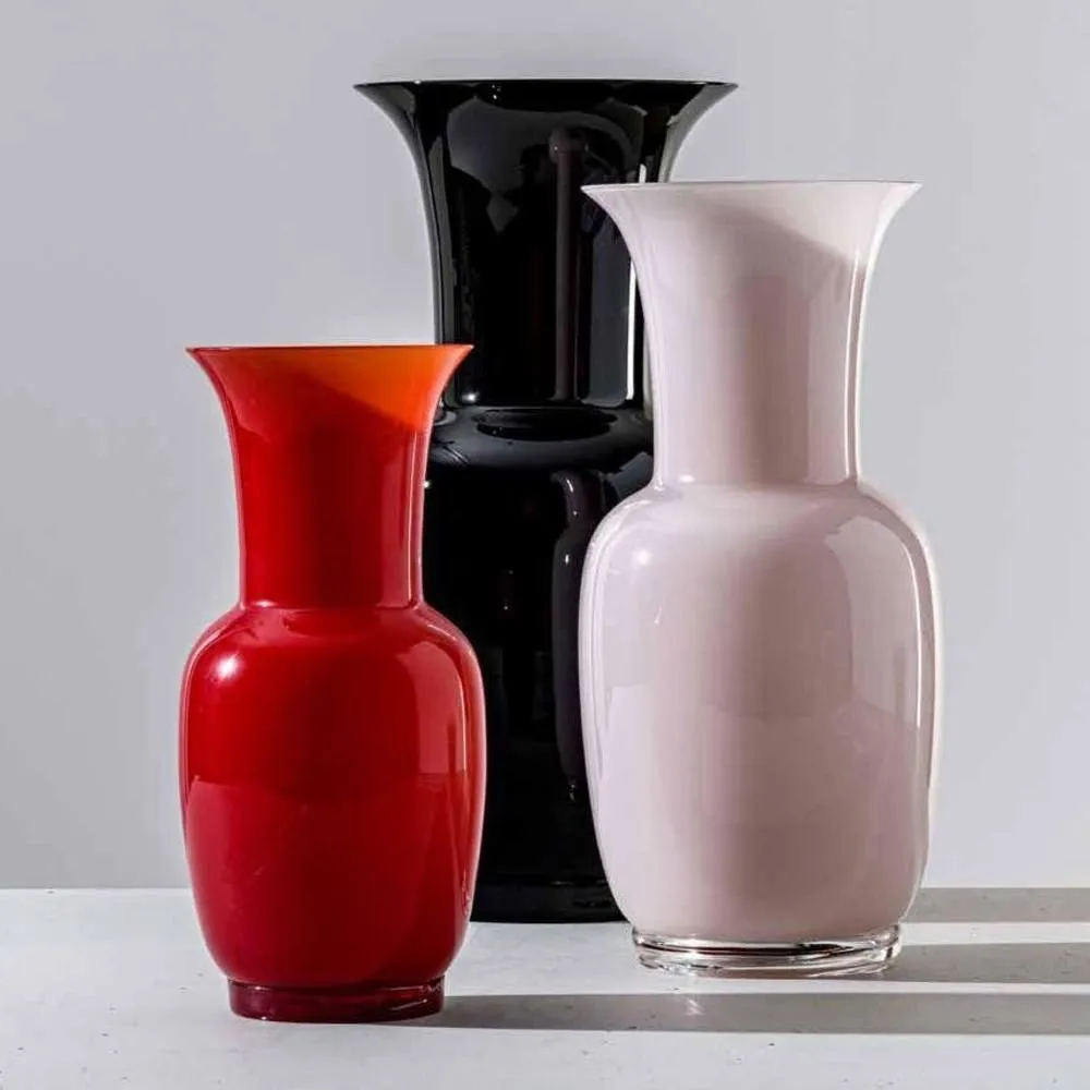 Vaso Venini Opalino Rosa Cipria Medio 36 cm 706.22
