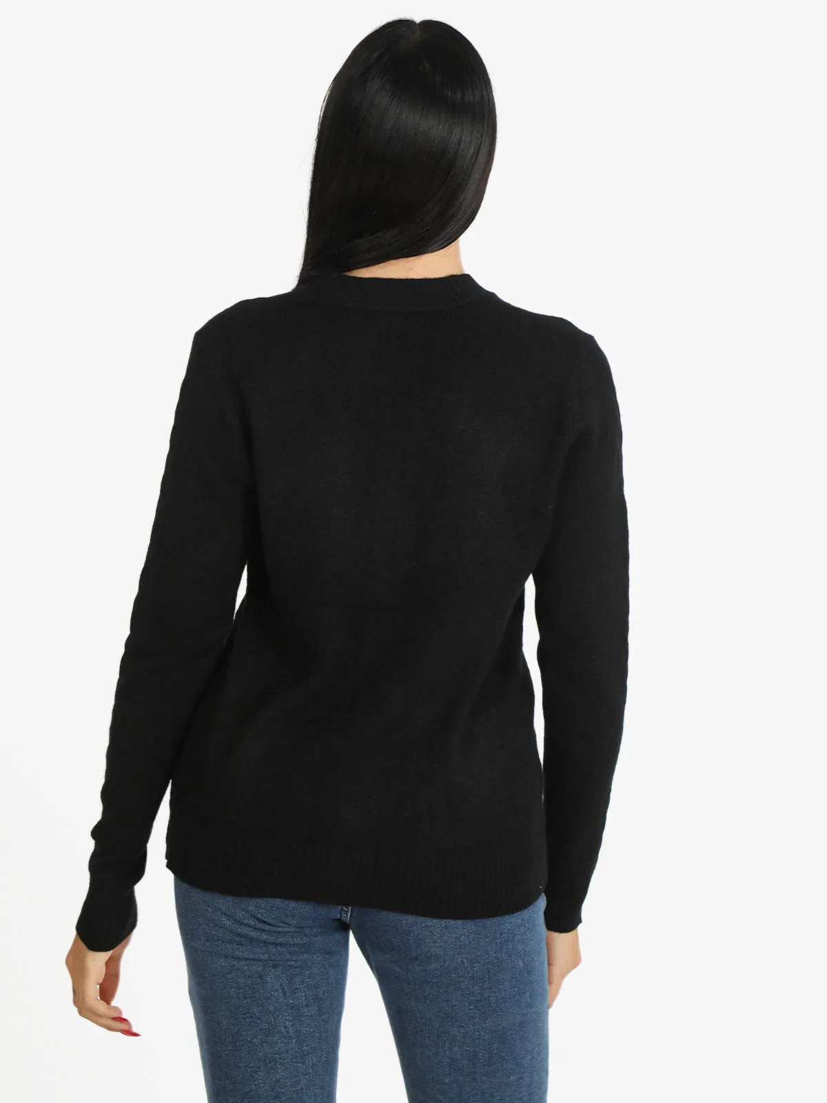 Yi Jin Cardigan tricoté femme avec boutons